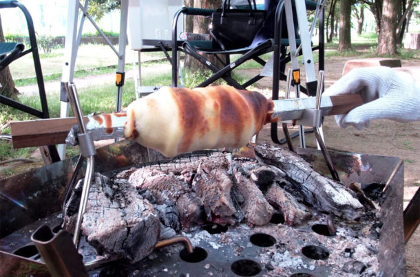 燕三条製 TSBBQ ローストスタンド 廃番 TSBBQ-001 村の鍛冶屋